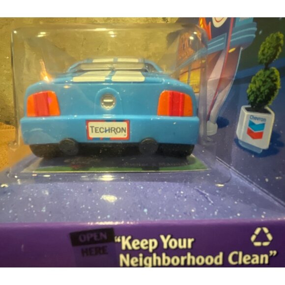 New In Package Chevron Cars Moe Muscle Blue 2009 Jims Burgers Hangout NOS - Picture 4 of 6